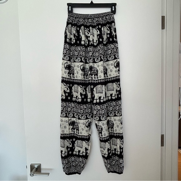 Thailand Elastic waist elephant Pants Joggers - Picture 6 of 10